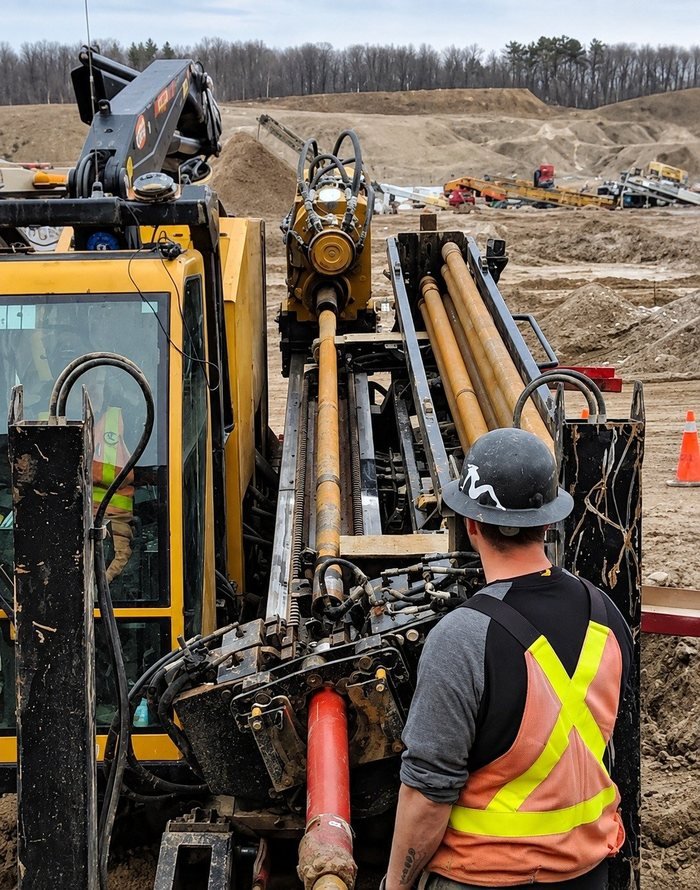 Crew on a project