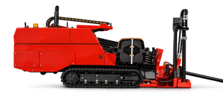 Red directional drill rig