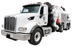 Hydrovac truck